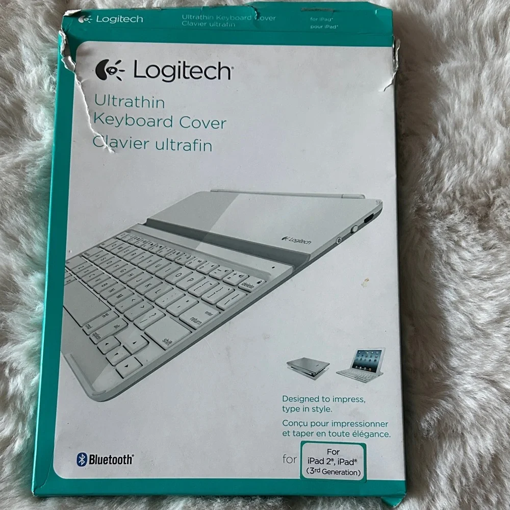 Logitech Ultrathin Keyboard Cover - Silver